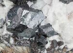 Rutile Crystals With Quartz - Graves Mountain, Georgia #47841-1